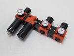 Metal Work Pneumatic Filter-Druckminderer, Wartungseinheit, 2 x Luftregler