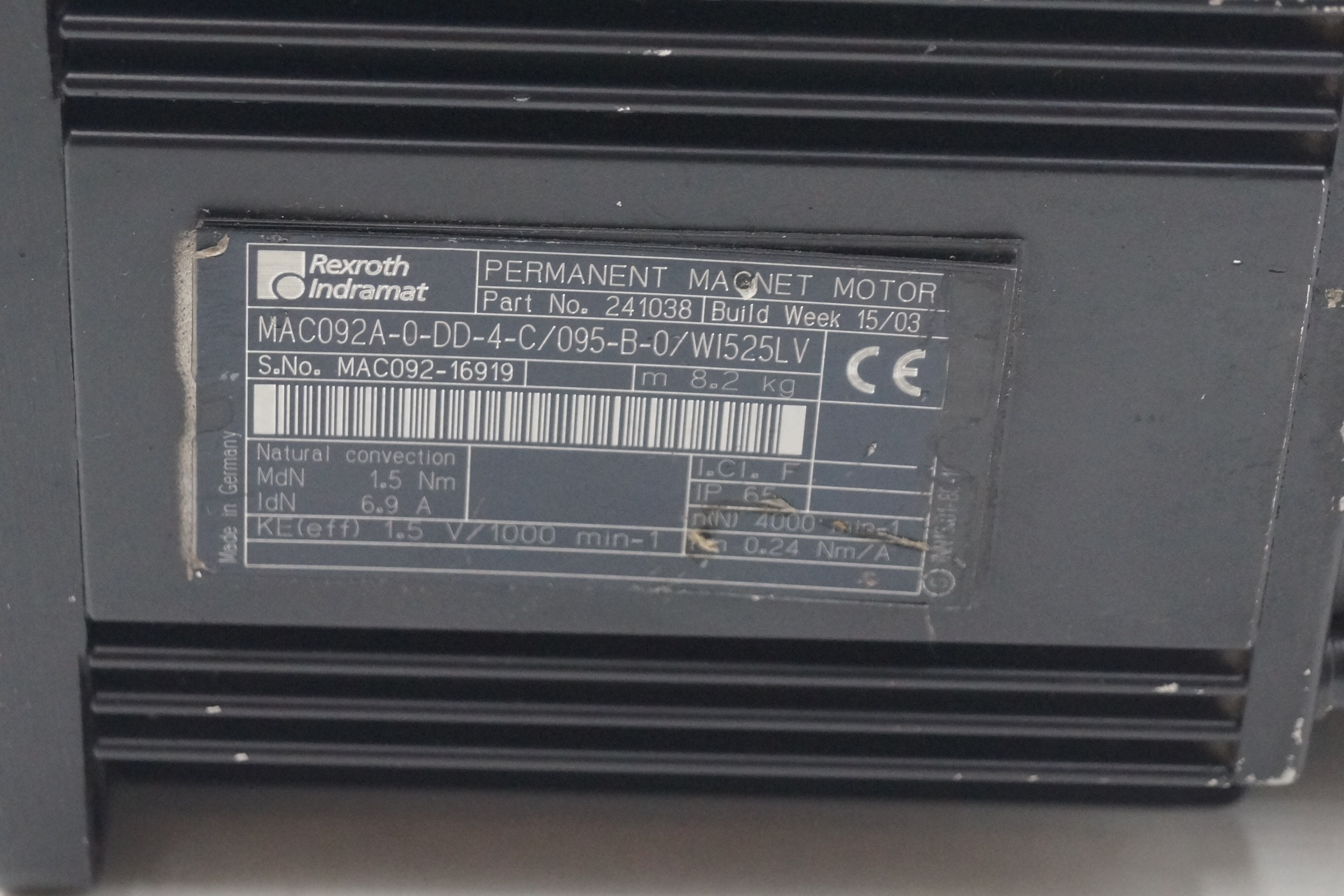 MAC092A-0-DD-4-C/095-B-0/WI525LV