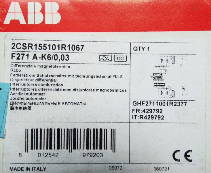F271 A-K6/0,03