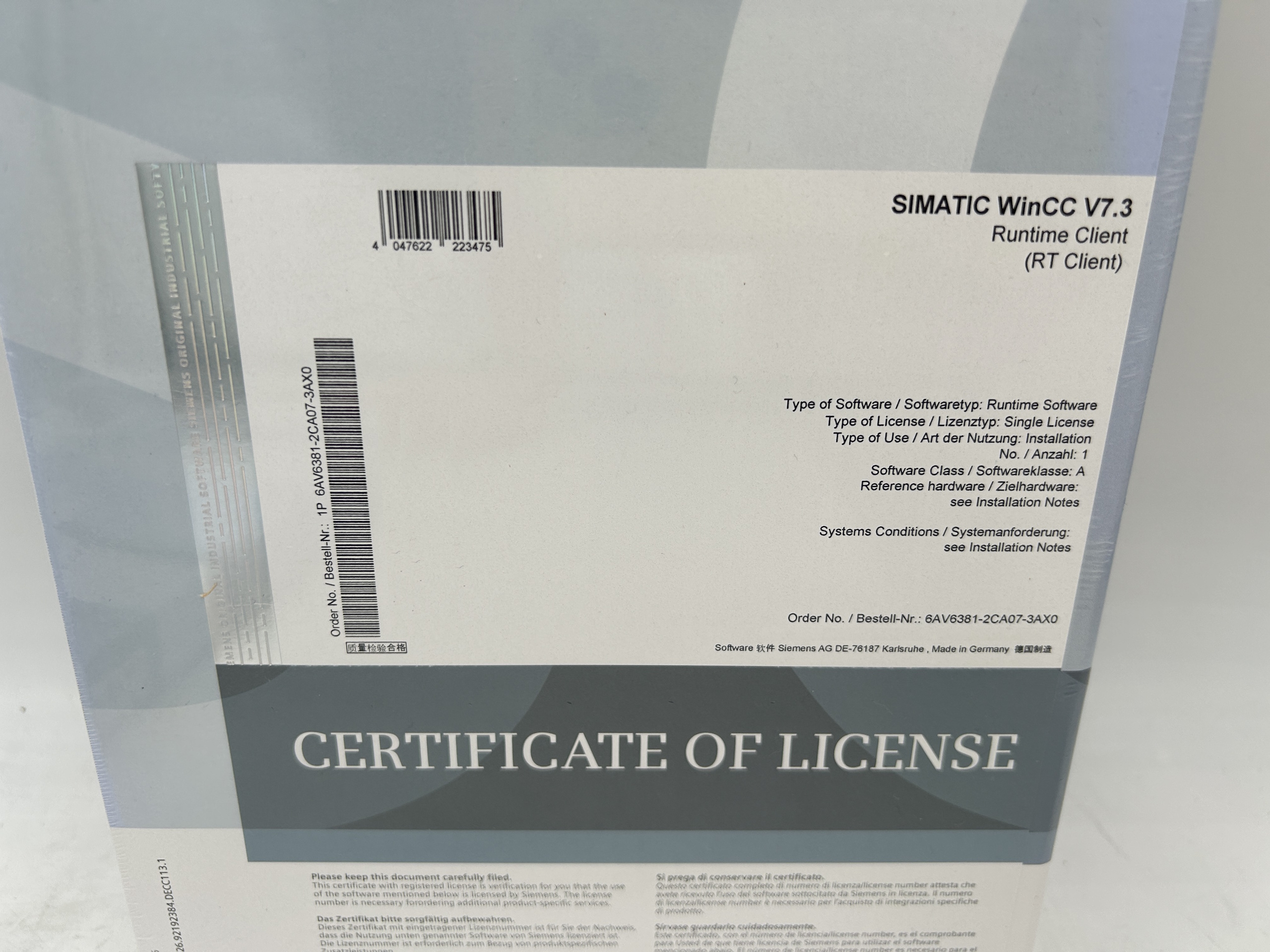 6AV6381-2CA07-3AX0
