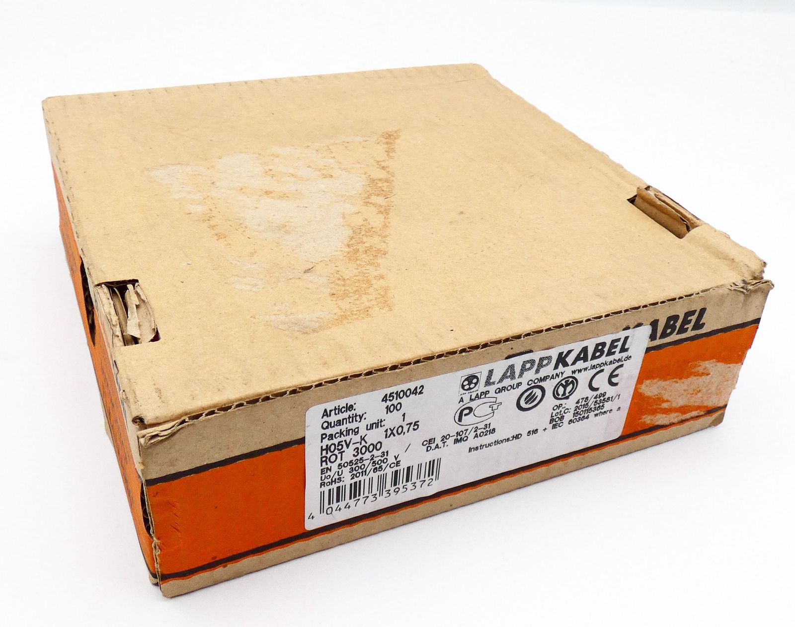 H05V-K 1X0,75