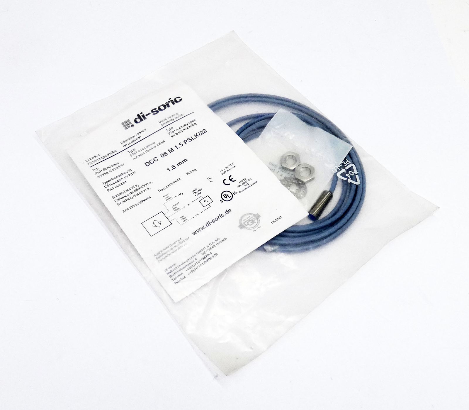 DCC 08 M 1.5 PSLK/22