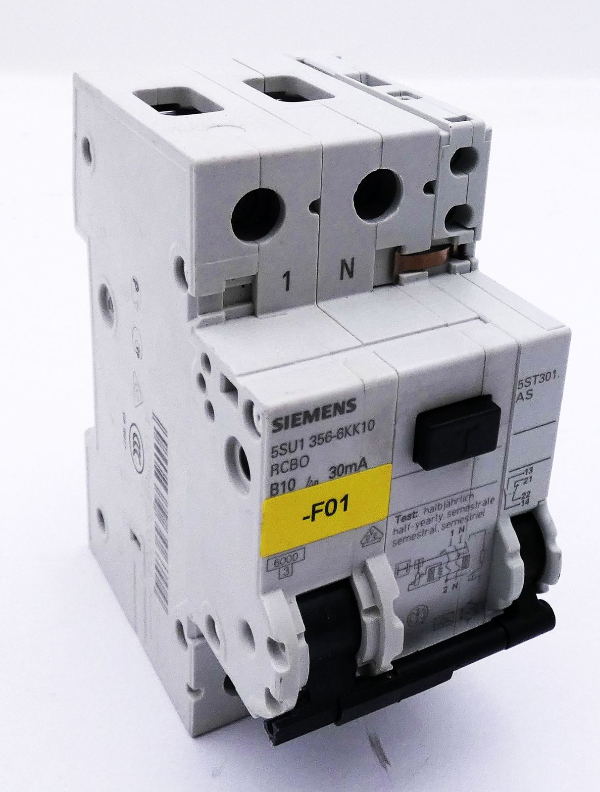 5SU1 356-6KK10 RCBO B10 5ST301. AS