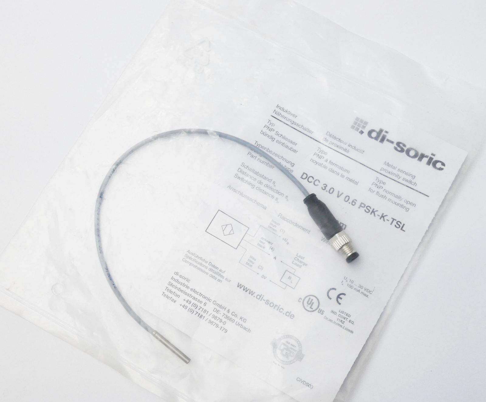 DCC 3.0 V 0.6 PSK-K-TSL